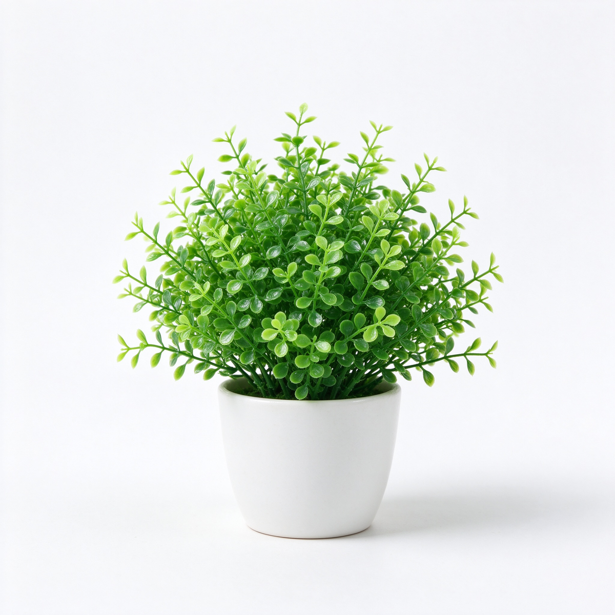 Mini Artificial Boxwood Potted Plant
