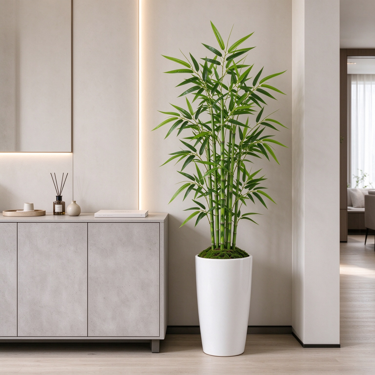 Artificial Bamboo Potted Plant