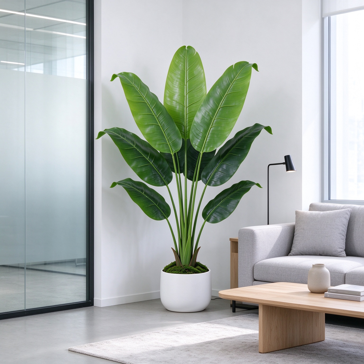 Artificial Bird of Paradise Potted Plant