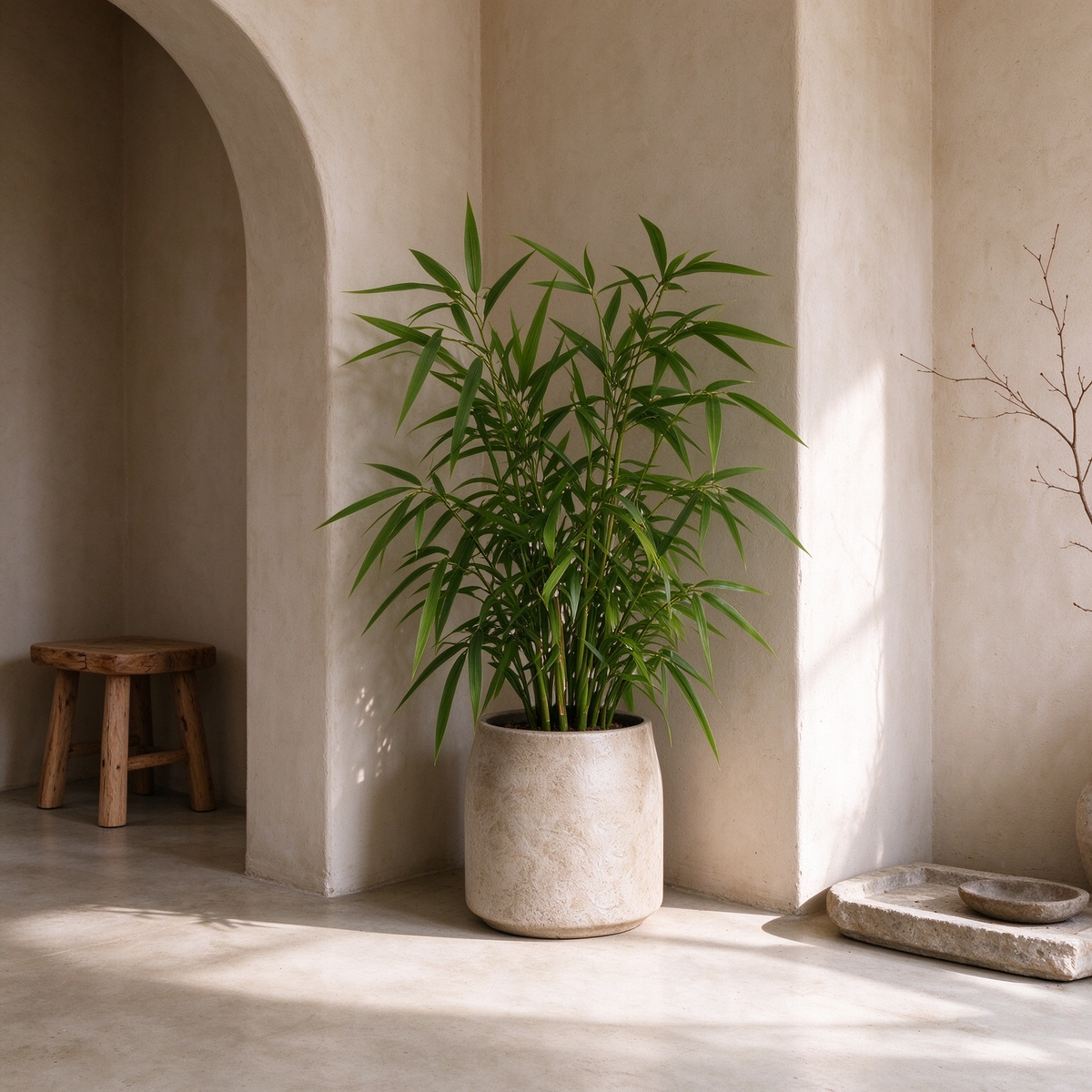 Artificial Small Bamboo Potted Plant
